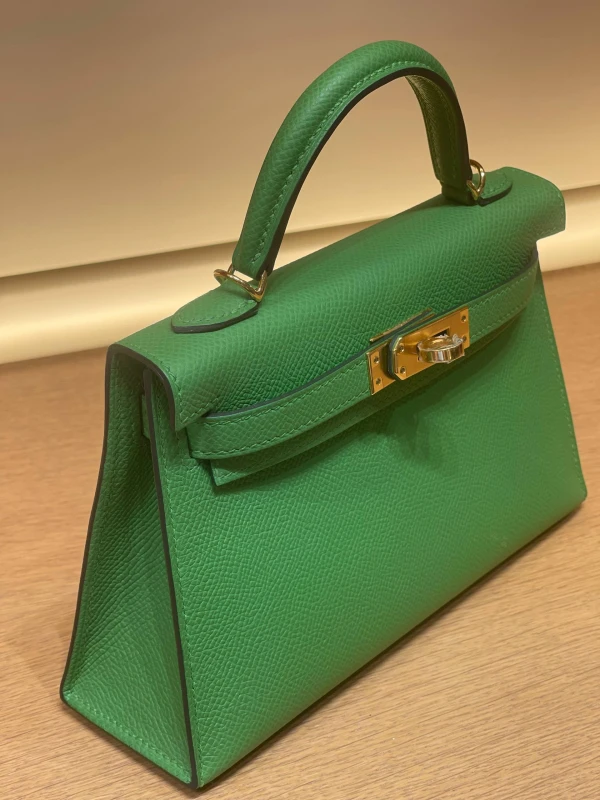 Hermès KELLY 20 MINI VEAU EPSOM VERT YUCCA H071302CC 3