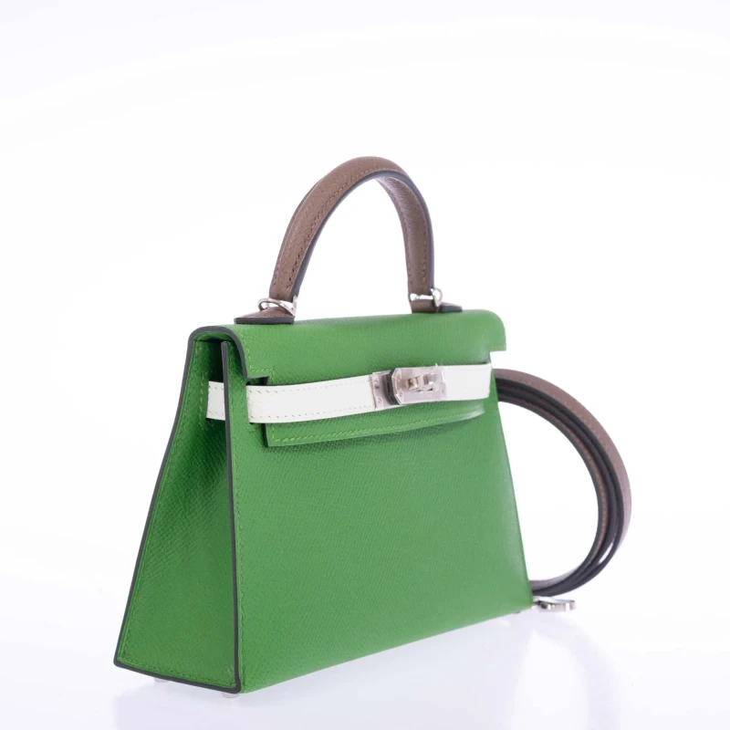 Hermès KELLY 20 TRICOLORE PHW K20TRI 4