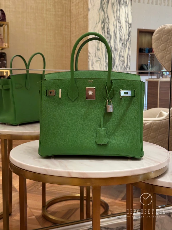 Hermès Birkin 30 Veau Togo A8 Vert Yucca H030520CK 2