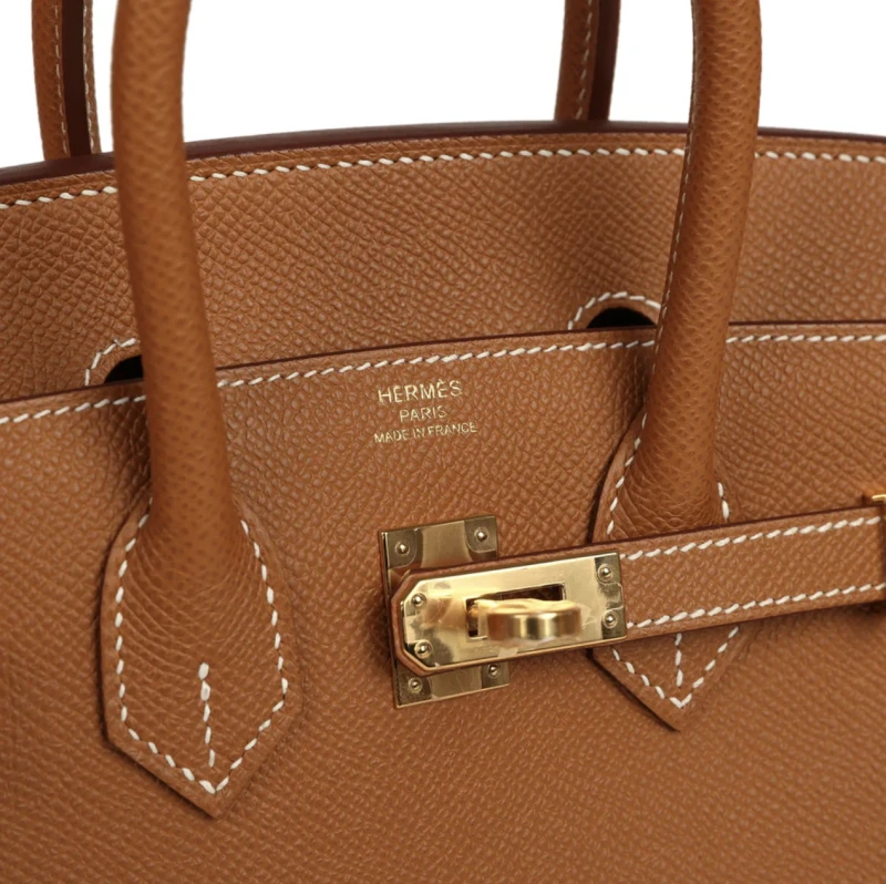 Hermès BIRKIN SELLIER 25 EPSOM CALFSKIN BAG 37 GOLD H079234CC 7