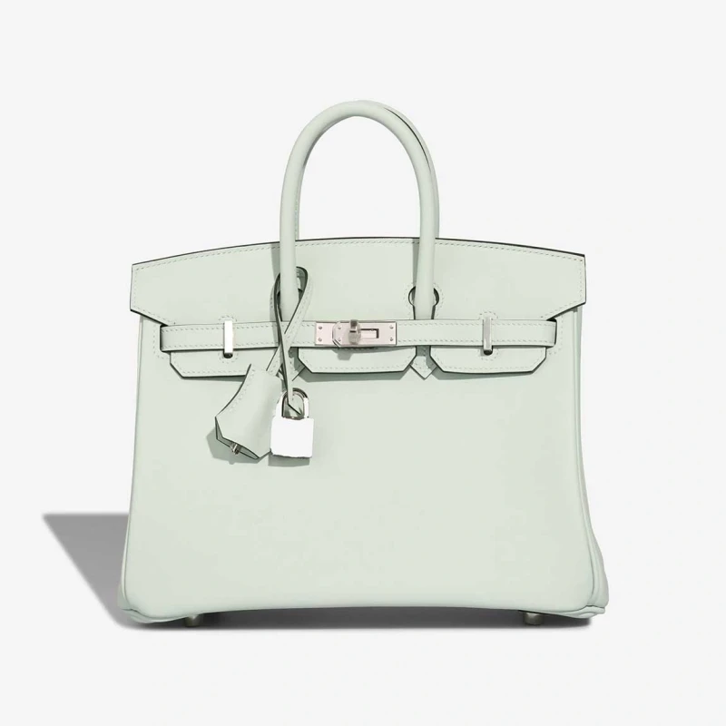 Hermès BIRKIN 25 VEAU SWIFT VERT PEPPERMINT PHW B25SVF 2