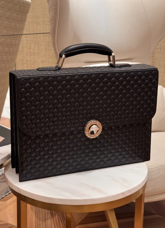 Stefano Ricci Cartella soffietti stampa asia palladio black ND052GP 2