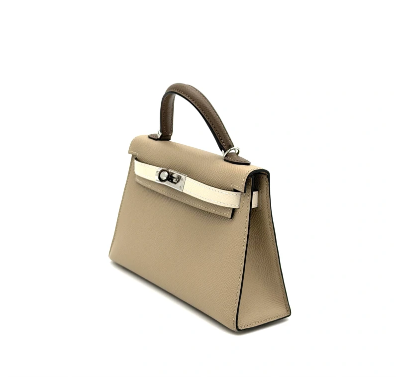 Hermès KELLY 20 EPSOM HSS TRENCH/CRAIE/ETOUPE PHW K20HSS 4