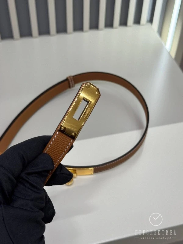 Hermès Kelly 18 belt Epsom Calfskin YGP H069853CC37 3