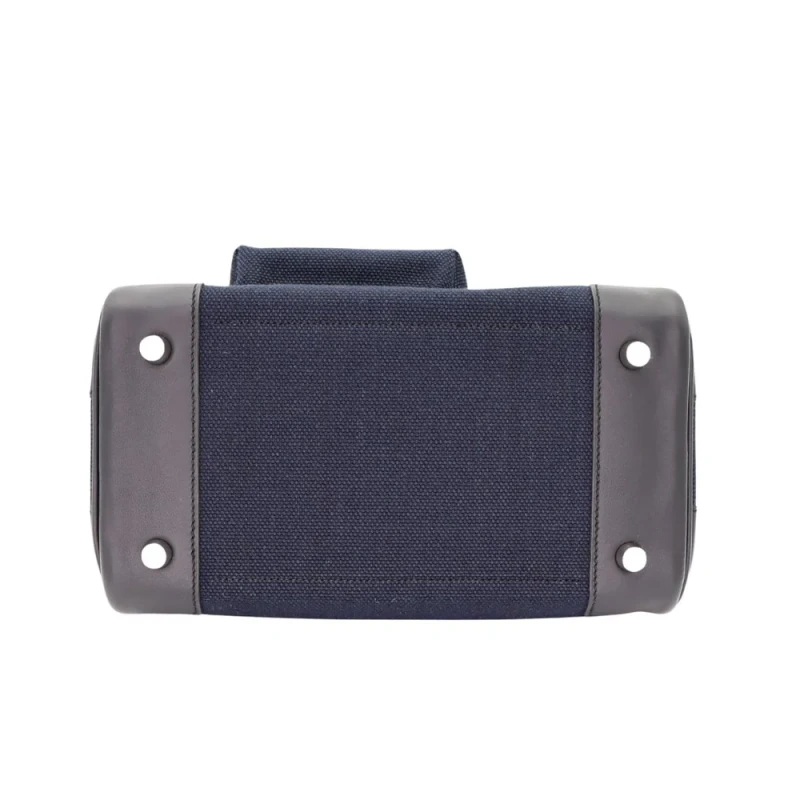 Hermès HERMES BIRKIN 25 CARGO BLEU MARINE/BLACK CANVAS/SWIFT LEATHER PHW B25Cargo 4