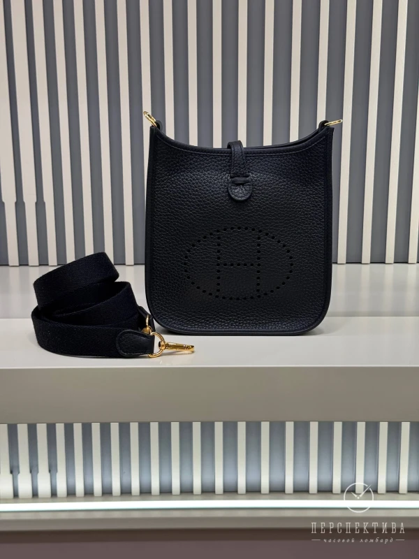 Hermès Evelyne 16 Amazone bag Clemence Noir GHW H069426CCAV 3