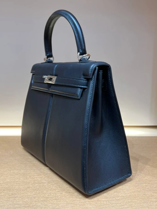 Hermès KELLY PADDED 25 ( limited edition) VEAU SWIFT NOIR GHW K25paddedNG 4