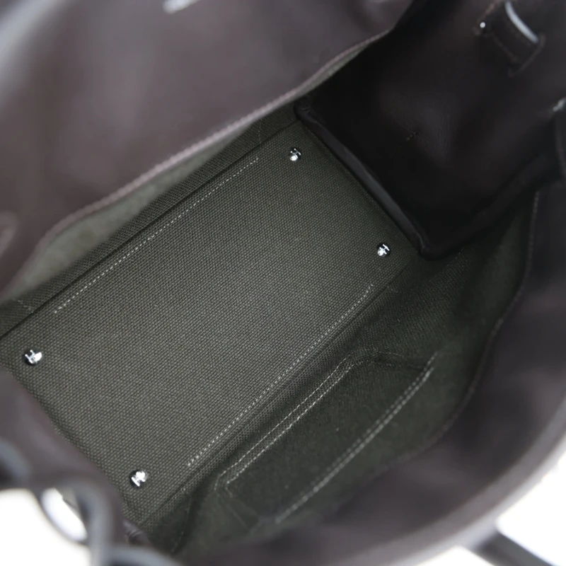 Hermès BIRKIN 25 CARGO DARK BRONZE TOILE GOELAND AND EBENE SWIFT PHW B25cargo 7