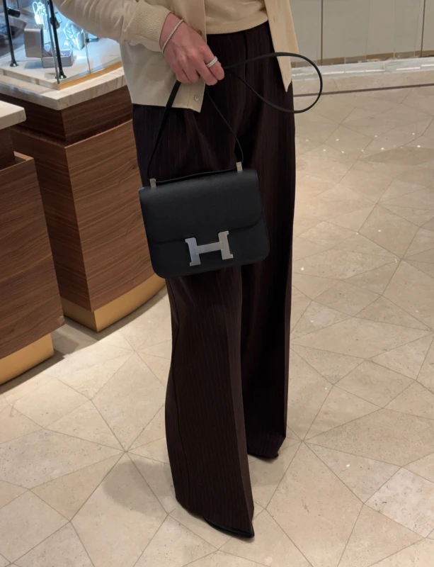 Hermès Constance 24 Epsom NOIR PHW Conctance24 2