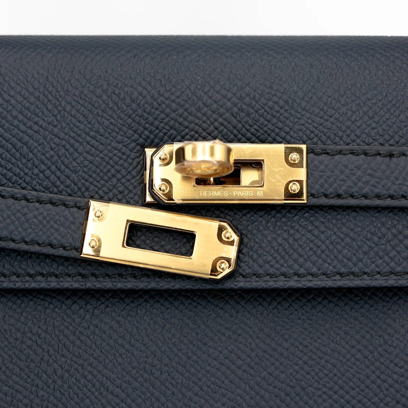 Hermès KELLY II 25 VEAU EPSOM BLEU INDIGO GHW KELLY II 25 VEAU EPSOM BLEU INDIGO 5