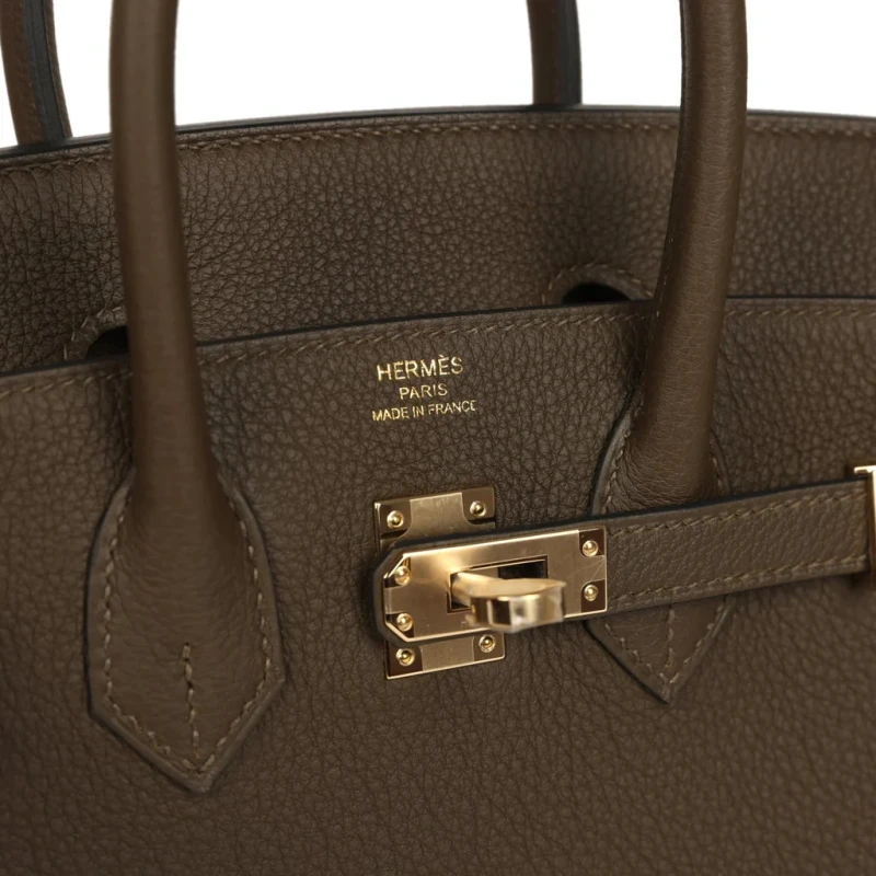 Hermès BIRKIN 25 VEAU TOGO VERT LODEN PBHW B25TVL 6