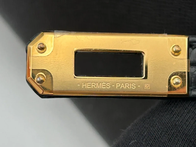 Hermès KELLY 20 MINI EPSOM/ALLIGATOR MISSISSIPPIENSIS NOIR/NOIR GHW K20EAN 6