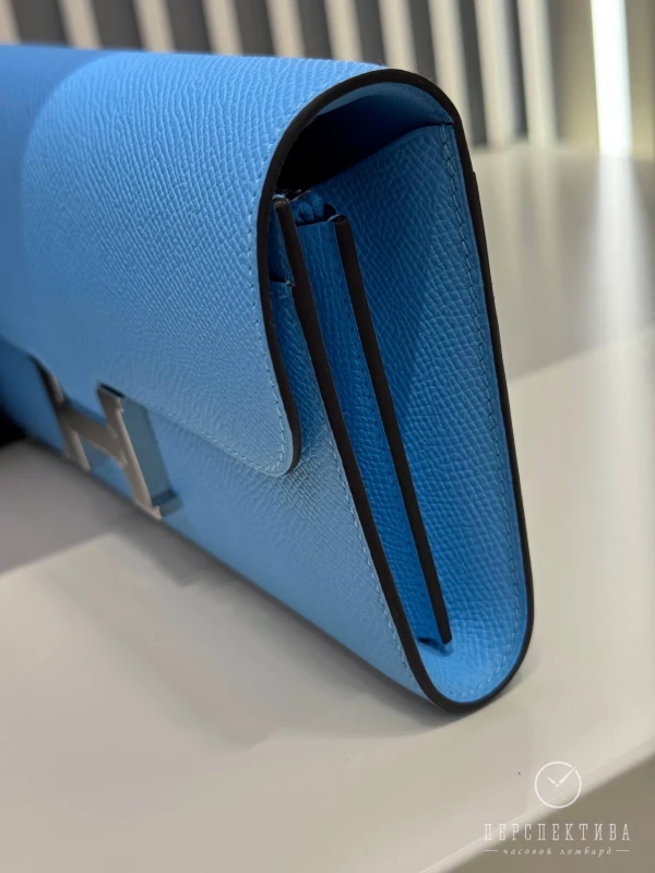 Hermès Constance To Go wallet Veau Epsom Celeste H080125CK7N 6