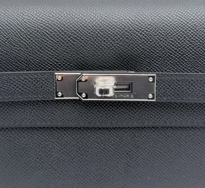 Hermès KELLY DEPECHES 25 TOGO NOIR PHW KD25TN 5