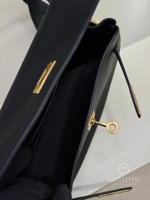 Hermès SAC KELLY MOOVE VEAU SWIFT NOIR GHW H084552CC 9