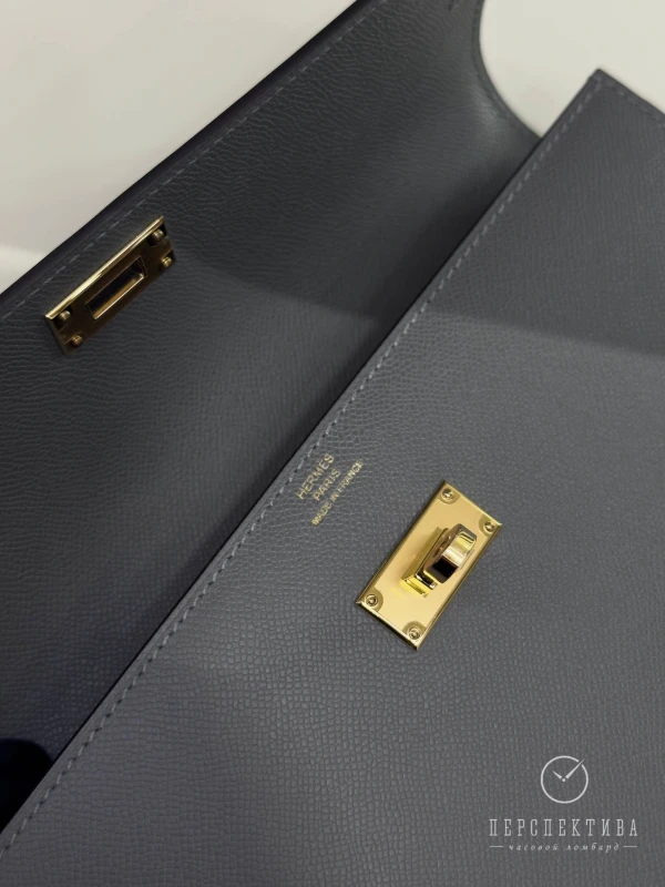 Hermès Kelly Pocket Long Wallet Veau Madame Gris Meyer H084940CC0L 9