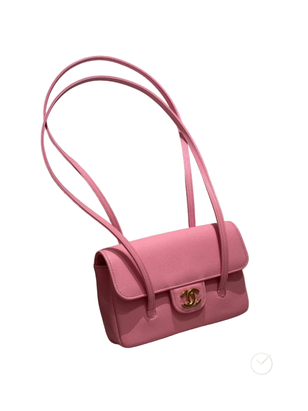 Clutch with Leather Strap