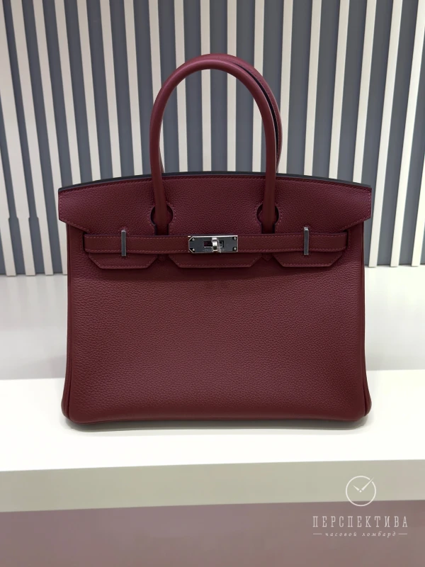 Hermès SAC BIRKIN 30 VEAU TOGO 55 ROUGE H030520CK 6