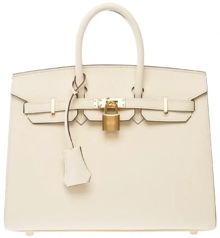 Hermès BIRKIN 25 VEAU EPSOM CRAIE B25EC 1