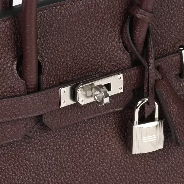 Hermès BIRKIN 25 VEAU TOGO ROUGE H GHW B25TRH 6