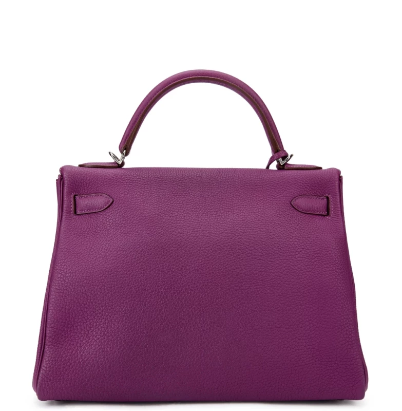 Hermès KELLY RETOURNE 32 VEAU TOGO ANEMONE PHW K32TA 4