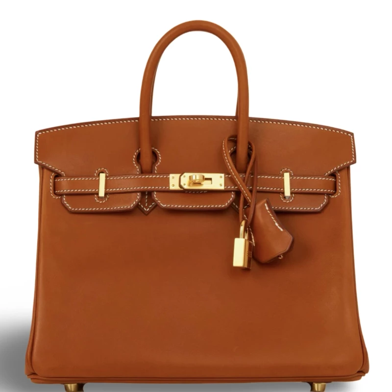 BIRKIN 25 BARENIA FAUVE GHW