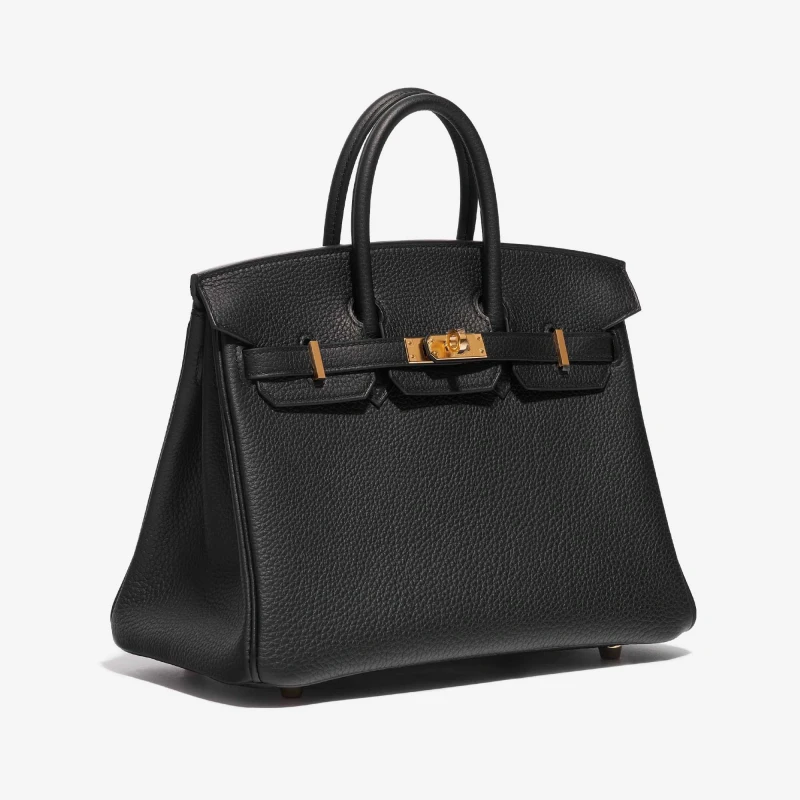 Hermès BIRKIN 25 VEAU TOGO NOIR GHW B25TN 5