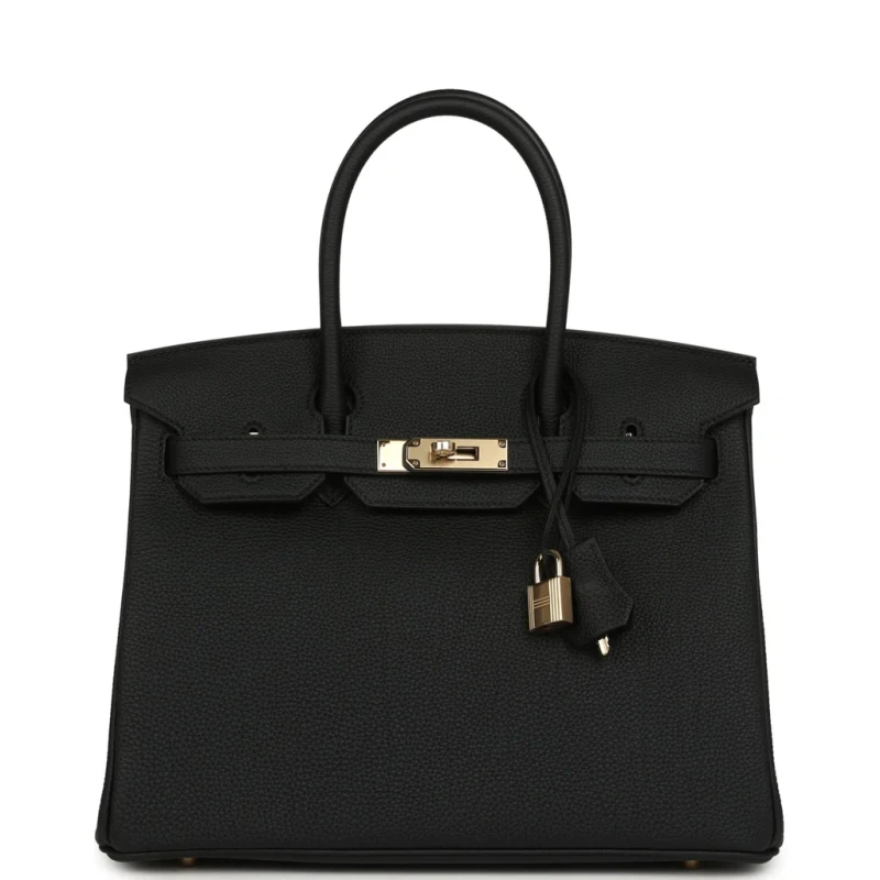 BIRKIN 30 VEAU TOGO NOIR PBHW