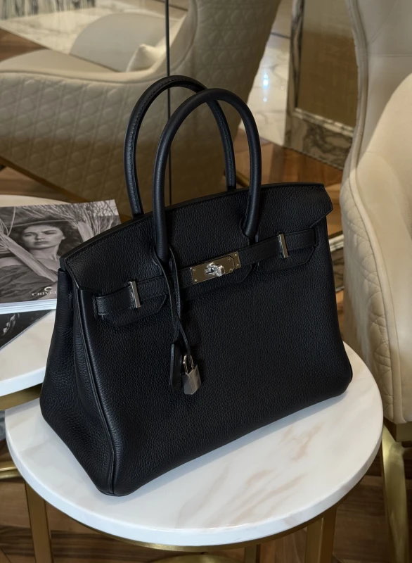 Hermès BIRKIN 30 VEAU TOGO 89 NOIR PHW H030520CK 2