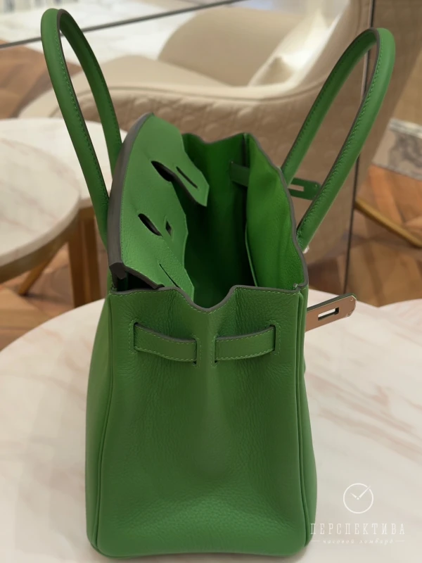 Hermès Birkin 30 Veau Togo A8 Vert Yucca H030520CK 4