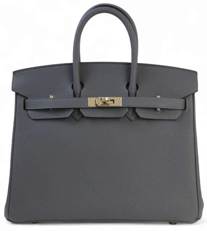 BIRKIN 25 VEAU TOGO GRIS MEYER PBHW