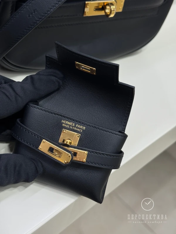 Hermès SAC KELLY MOOVE VEAU SWIFT NOIR GHW H084552CC 5