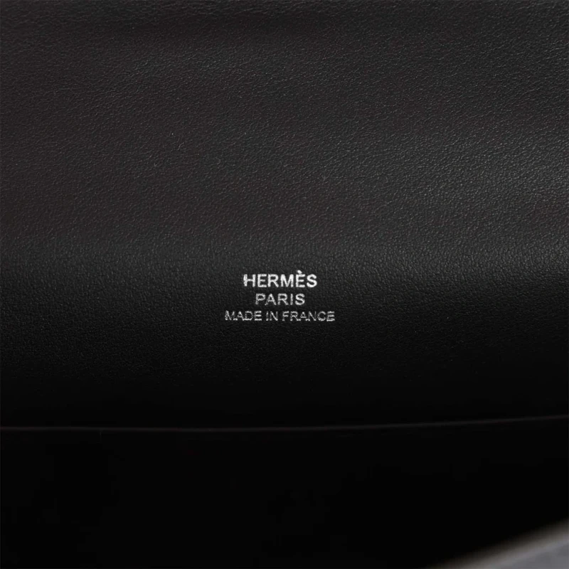 Hermès KELLY POCHETTE VEAU SWIFT NOIR PHW KPSN 6
