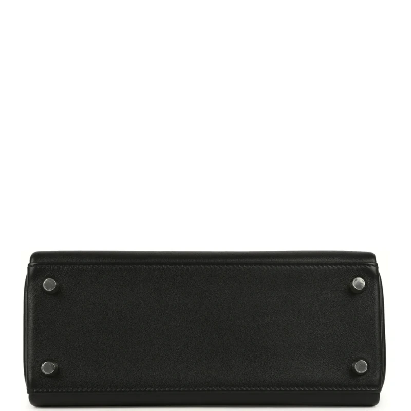 Hermès KELLY 25 VEAU CHERI NOIR PHW K25No 6