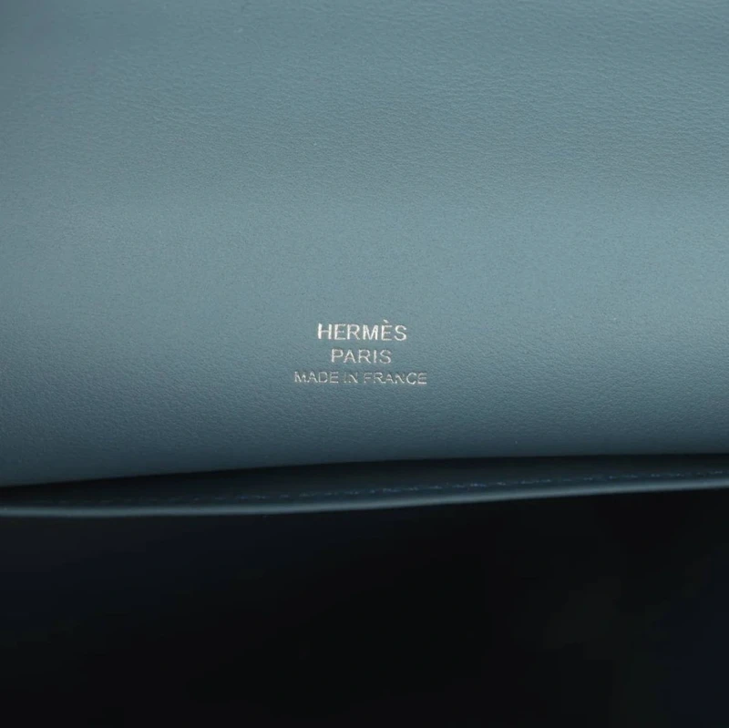 Hermès Pochette Kelly Mini Veau Swift Bleu Tempete H049417CK 6