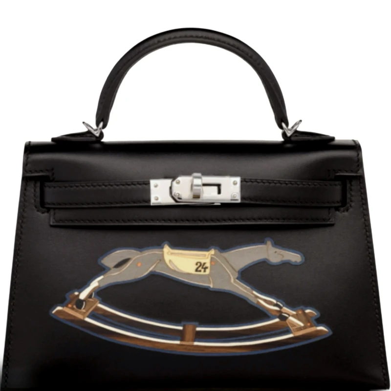 KELLY 20 CHEVAL DE BOIS TADELAKT NOIR PHW