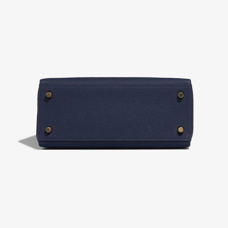 Hermès KELLY 25 VEAU TOGO BLEU SAPHIR GHW K25TBS 5