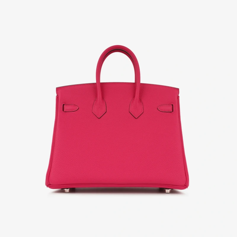 Hermès BIRKIN 25 VEAU TOGO ROSE MEXICO PHW B25TRM 3