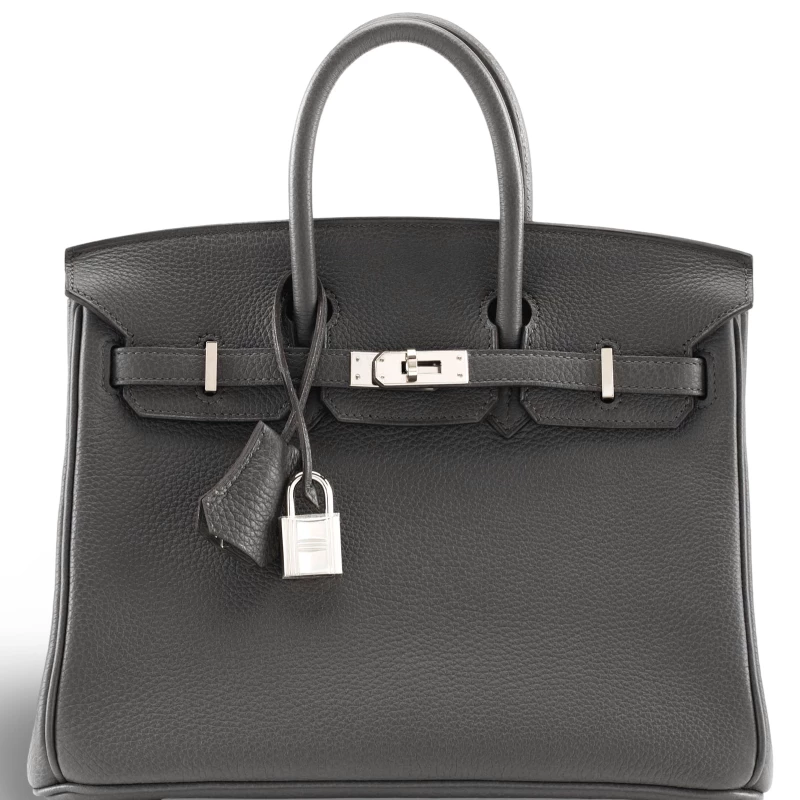 Hermès BIRKIN 25 VEAU TOGO NEW VERT FONCE PHW B25TNVF 1