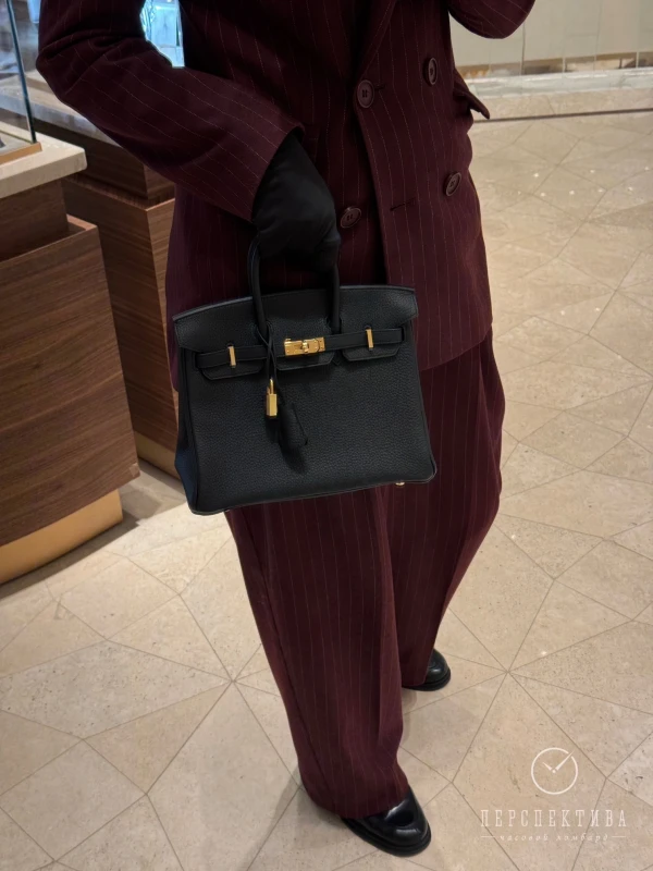 Hermès SAC BIRKIN 25 VEAU TOGO NOIR GHW H041344CC 9