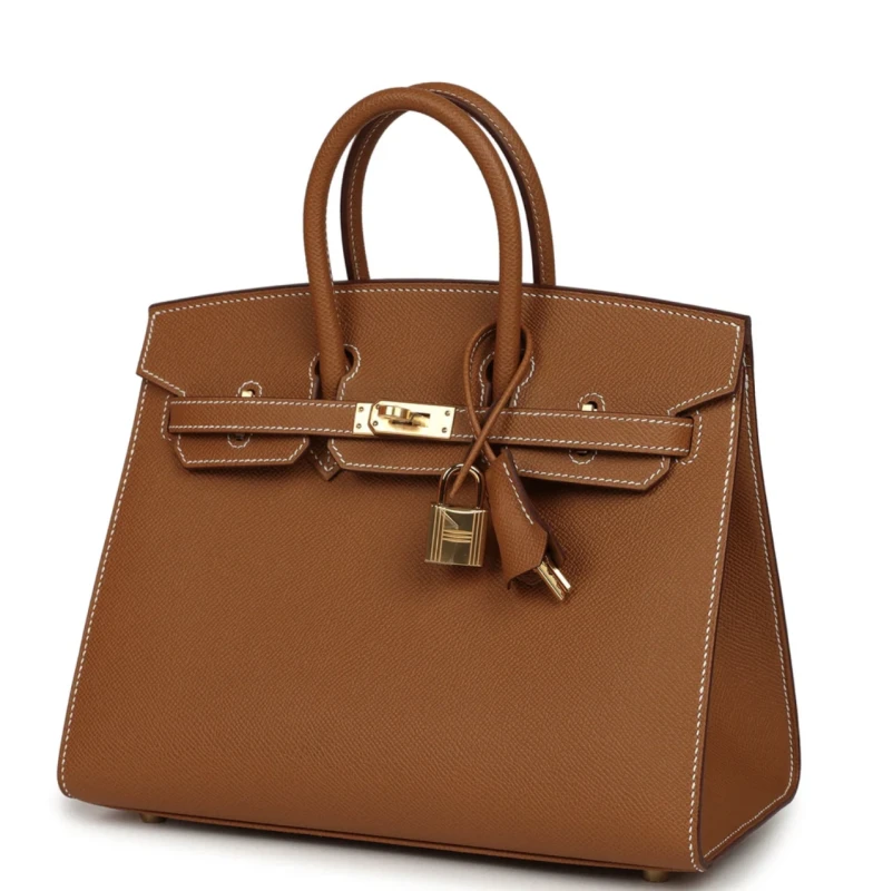 Hermès BIRKIN SELLIER 25 EPSOM CALFSKIN BAG 37 GOLD H079234CC 6