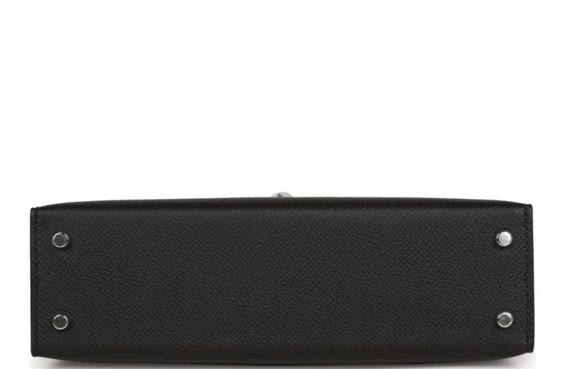 Hermès KELLY 20 MINI EPSOM NOIR PHW K20EN 6