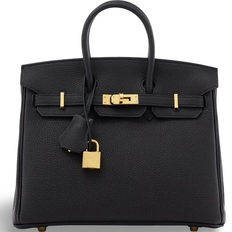 Hermès BIRKIN 25 VEAU TOGO NOIR GHW B25TN 1