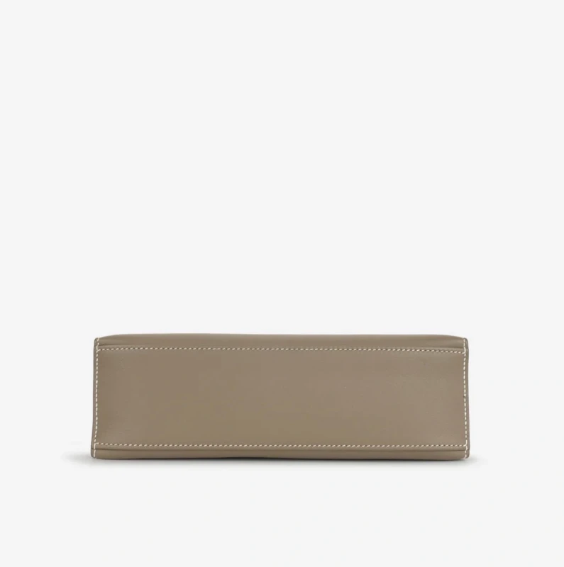 Hermès Kelly Pochette Veau Swift Etoupe GHW KPSP 5