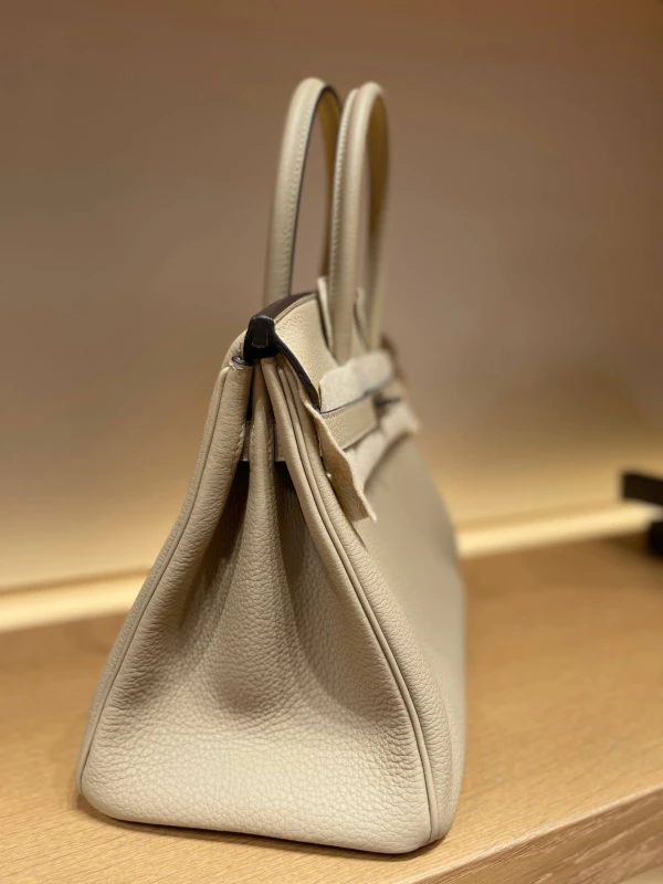Hermès BIRKIN 30 VEAU TOGO TRENCH PHW B30TT 5