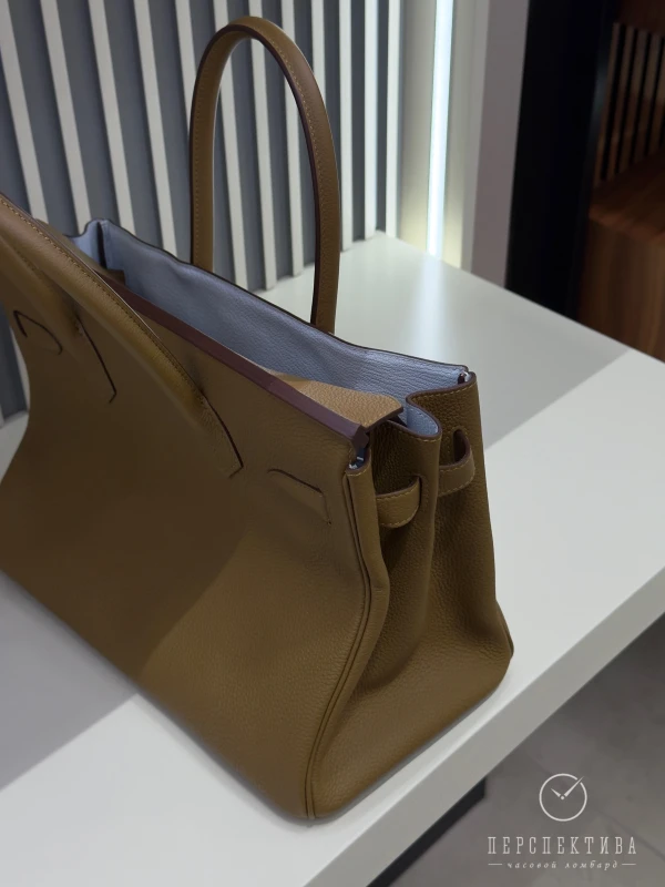 Hermès BIRKIN 30 VERSO BRONZE DORE/BLUME TOGO PHW H30BRONZEPHW 7