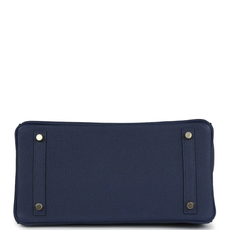 Hermès BIRKIN 30 VEAU TOGO BLEU NAVY PHW B30TBN 5