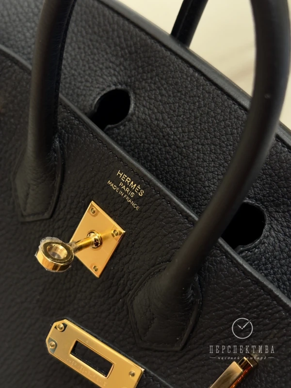 Hermès SAC BIRKIN 25 VEAU TOGO NOIR GHW H041344CC 6