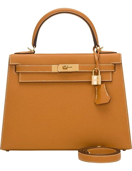 Toffee Epsom Sellier Kelly 35 cm Gold Hardware