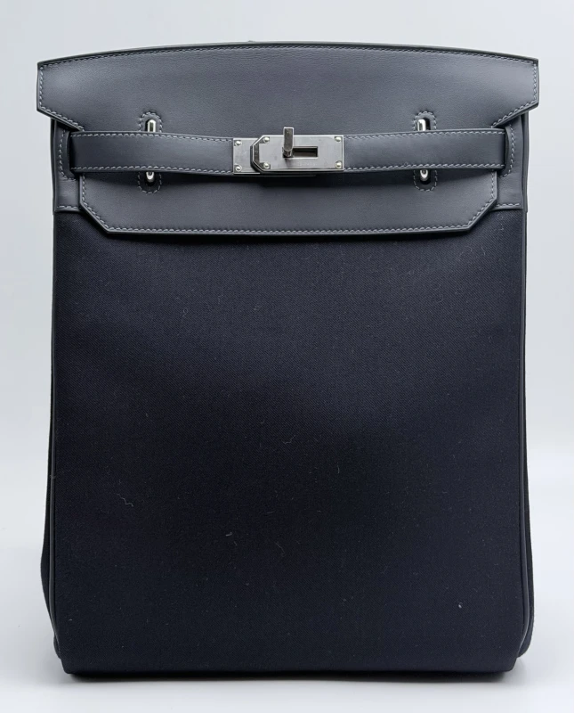 Hermès HAC A DOS 26 VEAU SWIFT/CANVAS BLUE MARINE/CABAN PHW HAC26BBN 3